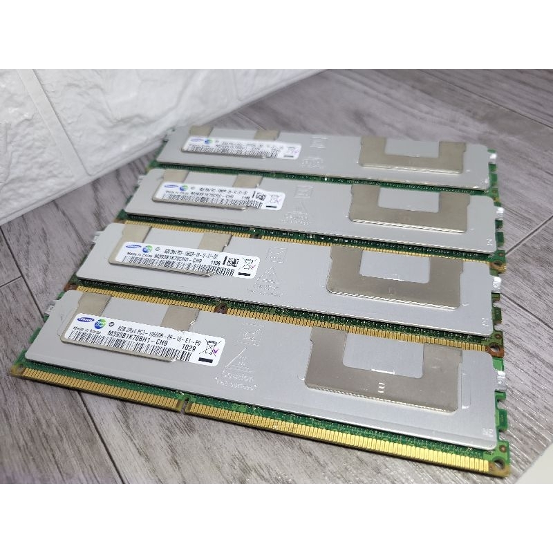 8G一條$60 三星 DDR3 1333 10600R ECC 伺服器記憶體 X58 X79 專用