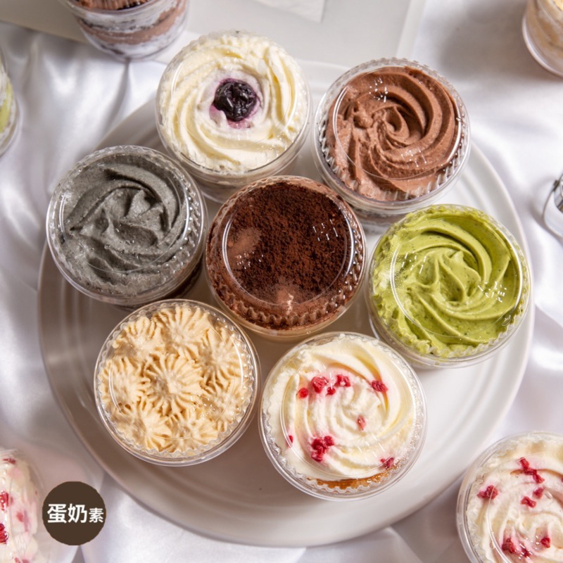 【甜野新星】甜點 - 杯杯蛋糕80g(6入)（ 無加糖無澱粉蛋糕）