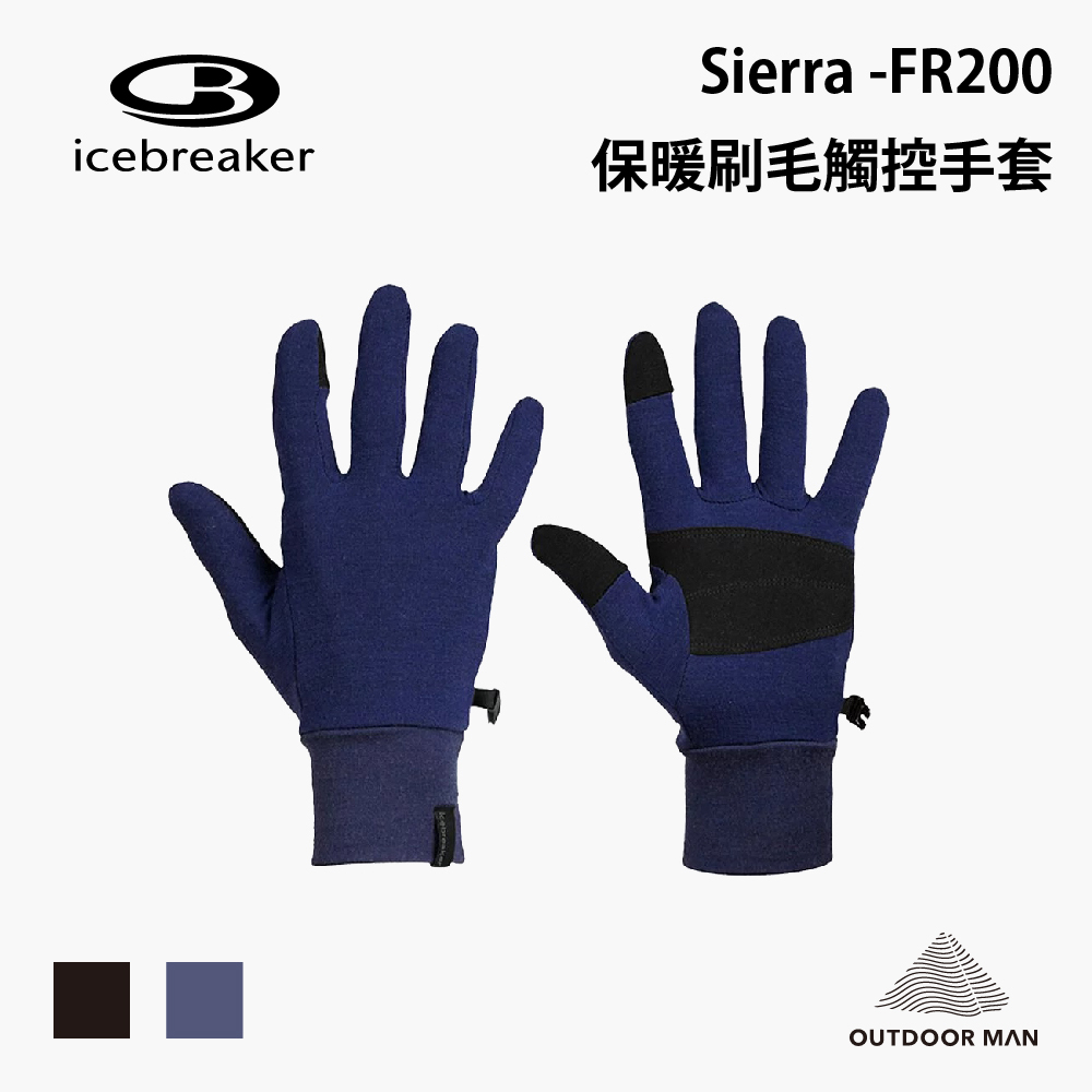 [Icebreaker] Sierra 保暖刷毛觸控手套-RF200 (IB104829)