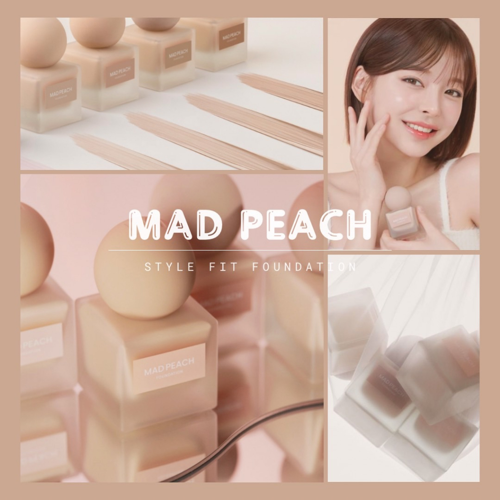 韓國 MAD PEACH Style Fit 自帶濾鏡 完美妝感 遮瑕粉底液 妝前精華 妝前乳 美肌 粉底霜 光澤 隔離