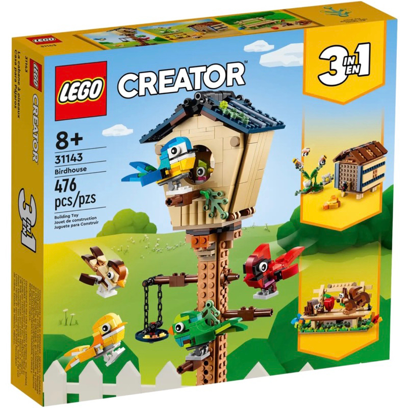 【樂高丸】樂高 LEGO 31143 鳥屋｜CREATOR 創意百變3合1系列