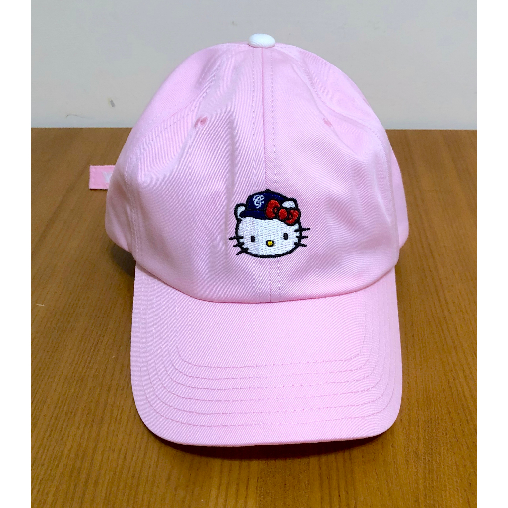 凱蒂貓 HELLO KITTY 粉色 女用 運動帽 遮陽帽 帽子 可調式後扣 台灣製 原價1080元
