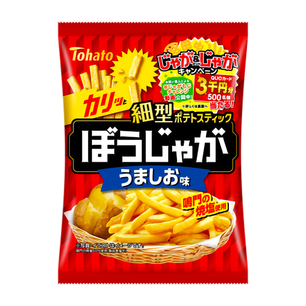 東鳩馬鈴薯條(鹽味) 60g克 x 1Bag包【家樂福】