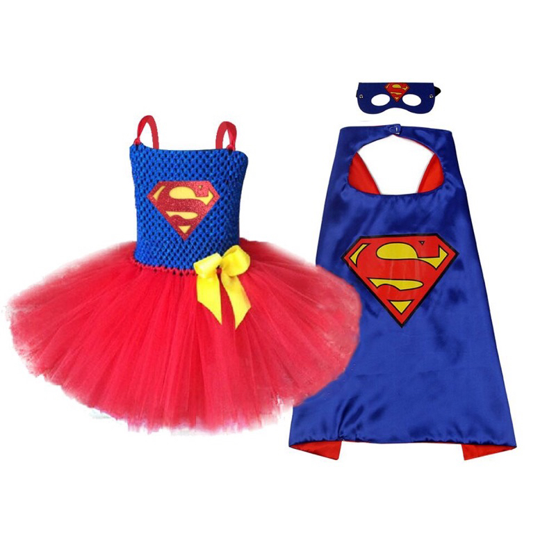 萬聖節服裝 女童cosplay 神力女超人 角色扮演 幼兒園大中小班