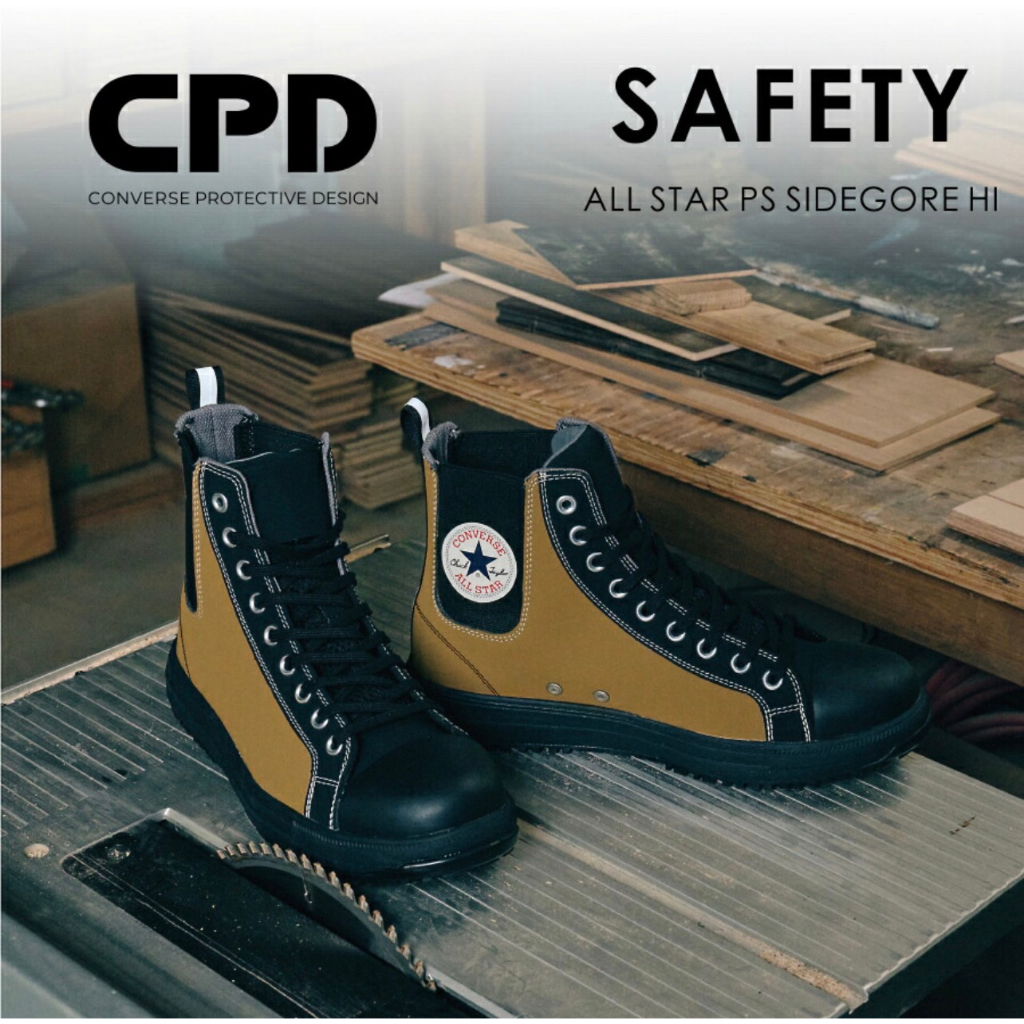 ⊰ 319 JUN 日本代購 ⊱Converse ALL STAR PS SIDEGORE HI 防護鞋 安全鞋 塑鋼鞋