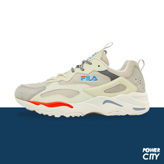 【FILA】RAY TRACER 運動鞋 休閒鞋 撞色 活力橘 男女鞋 -4-C127X-123