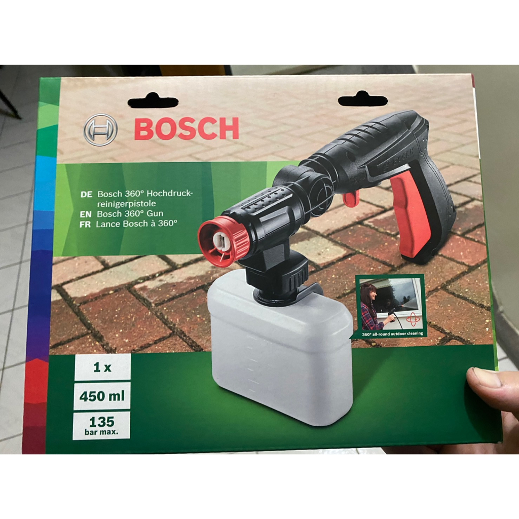 BOSCH 360  度高壓噴水槍 ,   適用BOSCH清洗機AQT33-11 ／ EA110 ／ UA12