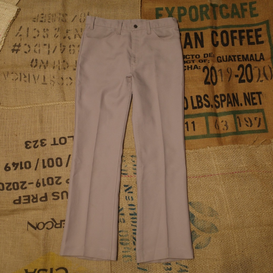 都市廢棄所 70s Levi's Bootcut Slacks 白標 免燙 休閒褲 喇叭褲 古著 vintage 美國製