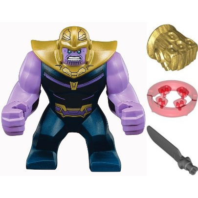 未拆袋 LEGO 76107 單售 薩諾斯 附 無限手套 紅色寶石 刀 Thanos SH504 樂高 超級英雄 人偶