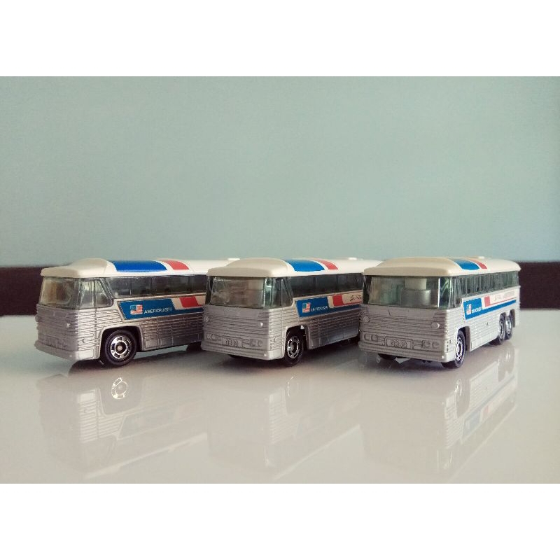 【絕版】🌸日本製造∥全新㊣品🌸 Tomica Greyhound bus MC-8 美國飛狗巴士（第一代國光號同款）