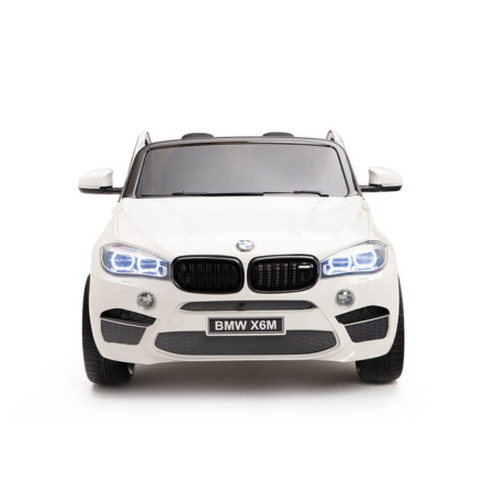 BMW X6M 雙人座 原廠授權 雙驅兒童電動車 天使白