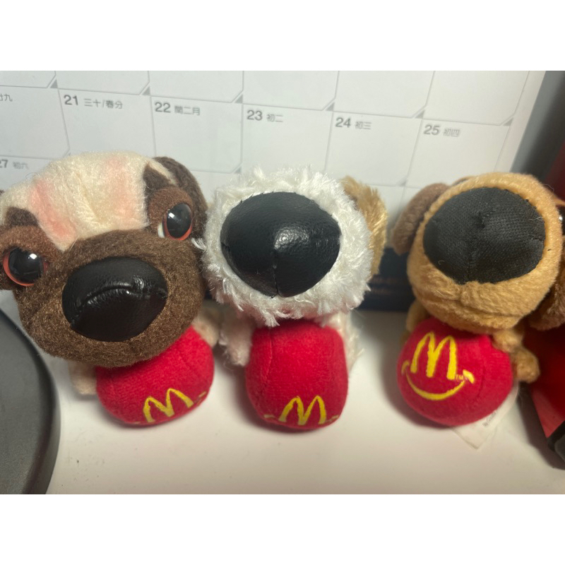 麥當勞絕版小娃娃 三隻狗 一隻大耳狗