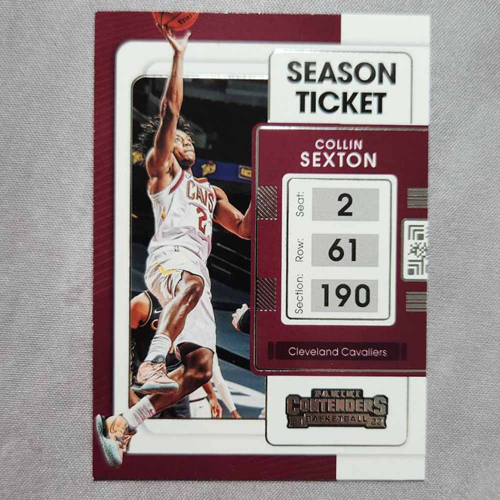 【正版】 2021-22 NBA 騎士 Collin Sexton 塞克斯頓 Contenders NO.86 球票卡