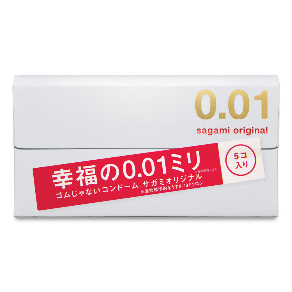 【SAGAMI 相模】元祖 (5入) 001超激薄保險套 0.01極薄衛生套