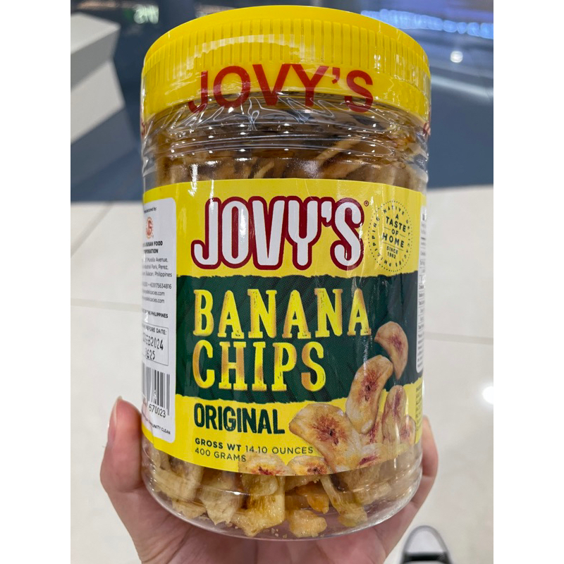 《預購+現貨》4/15菲律賓帶回～菲律賓《Jovy’s》香蕉乾/香蕉餅乾400g～必買伴手禮！