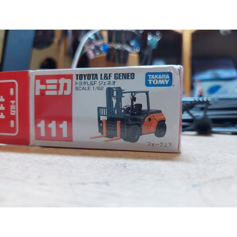 汽車模型 汽車玩具 Tomica No.111 Toyota 推高機