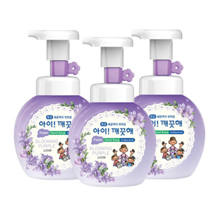 韓國-預購- LION 抗菌泡泡慕斯洗手乳 洗手乳 慕斯 水蜜桃香 紫羅蘭香 青葡萄香