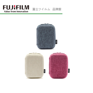 FUJIFILM 富士 原廠 instax mini Link2 相印機 布紋硬殼包 共三色 太空藍/陶瓷白/杏桃粉