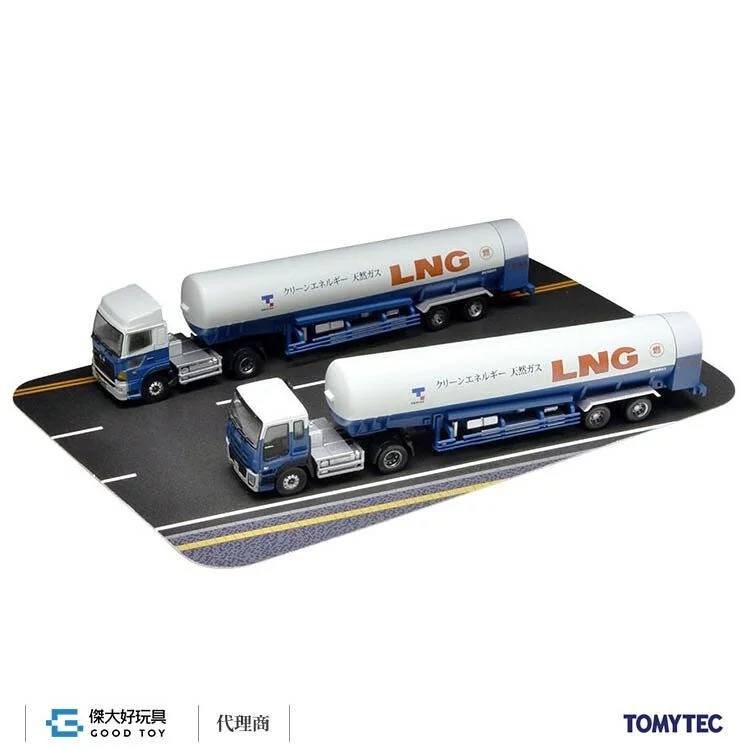 TOMYTEC 323594 拖車系列 東京GAS LNG 液化天然氣拖車 (2輛)