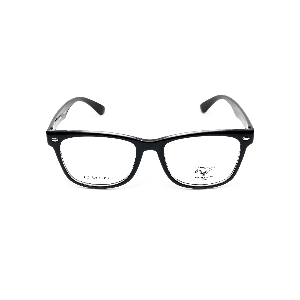 【全新特價】FORD MUSTANG 福特野馬 FD3701 B3 塑鋼鏡框眼鏡 光學鏡架 黑色