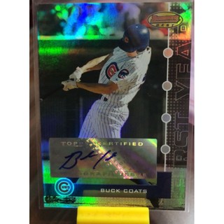 MLB 小熊Buck Coats 親簽限量（629/974)