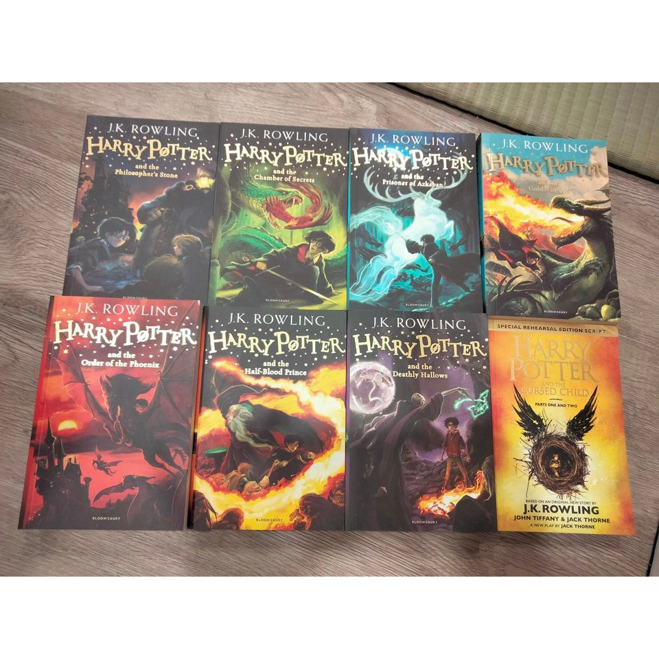 全新書  哈利波特 原文小說 8本999元 Harry Potter 英文書 被詛咒的孩子 書