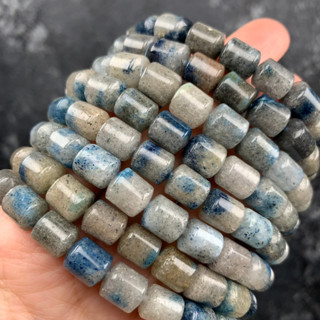 【水晶晶的窩】K2 blue 藍銅礦 桶珠 手作 串珠 DIY