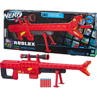現貨盒損 買一送（副廠護目鏡及正版10發子彈）橘板機 NERF ROBLOX ZOMBIE ATTACK 毒蛇突擊射擊器