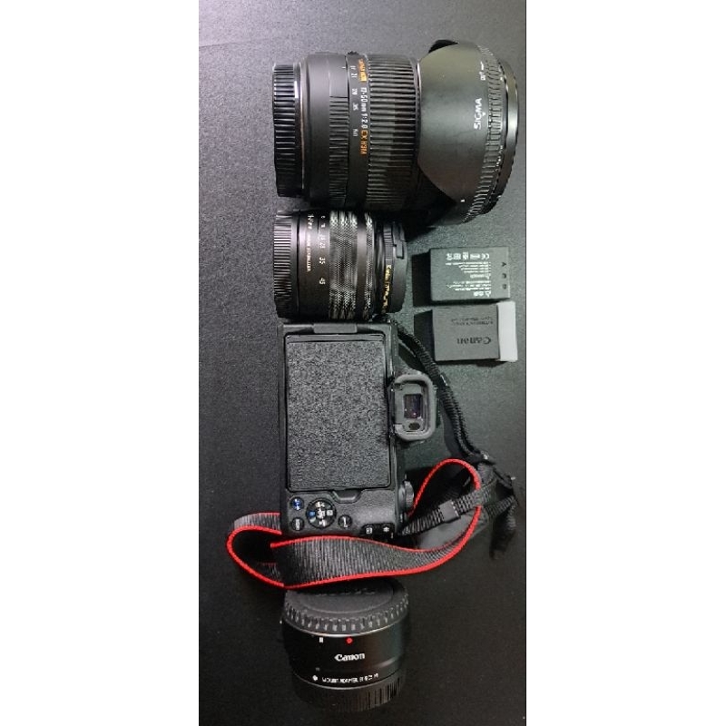 CANON M50 &amp; 鏡頭 &amp; 鏡頭轉接環 (不拆賣)