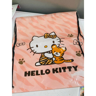 Hello Kitty雙繩環保不織布伸縮背包