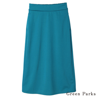 Green Parks 保暖彈性後開衩直筒裙(6A27L1L0100)