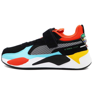 PUMA RS-X Block Party AC+PS 魔鬼氈 運動鞋 中童 黑 R9255 (39149501)