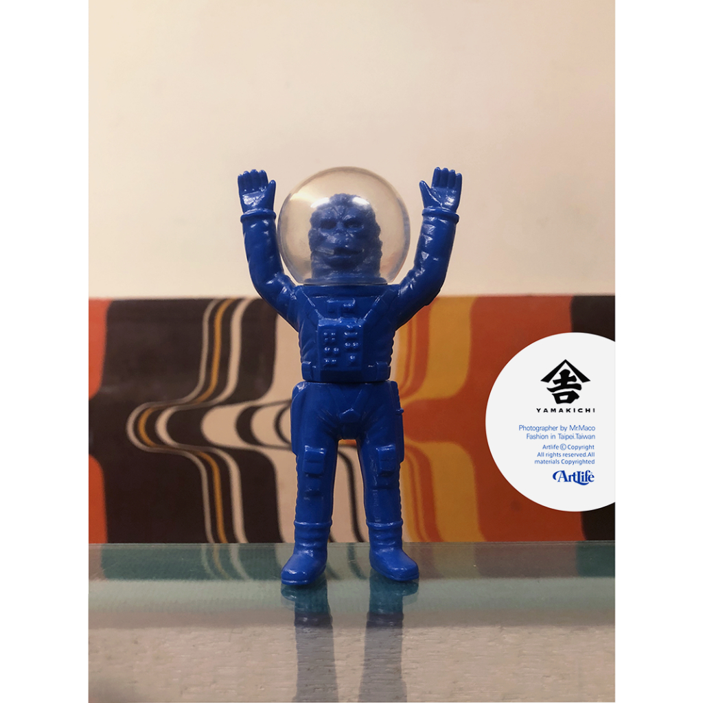 ソフビ 山吉屋オリジナル 未来猿人ヤマキチ 恐竜人ヌタ 第3期カラー