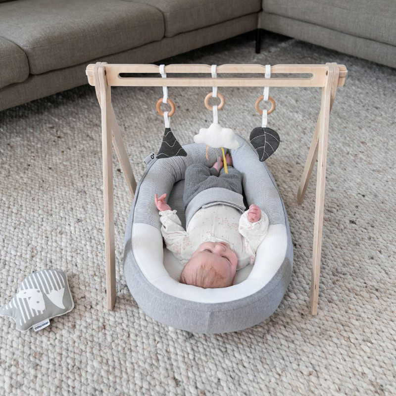 比利時Doomoo cocoon arch 木質造型健力架（可搭配睡窩、嬰兒床、遊戲墊使用）