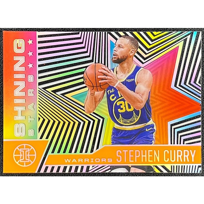 NBA 球員卡 Stephen Curry 2020-21 Illusions Shining Stars Orange