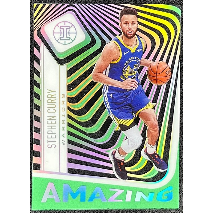 NBA 球員卡 Stephen Curry 2020-21 Illusions Amazing Emerald