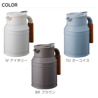 (現貨)日本mosh! 復古歐風牛奶罐保溫壺 1L