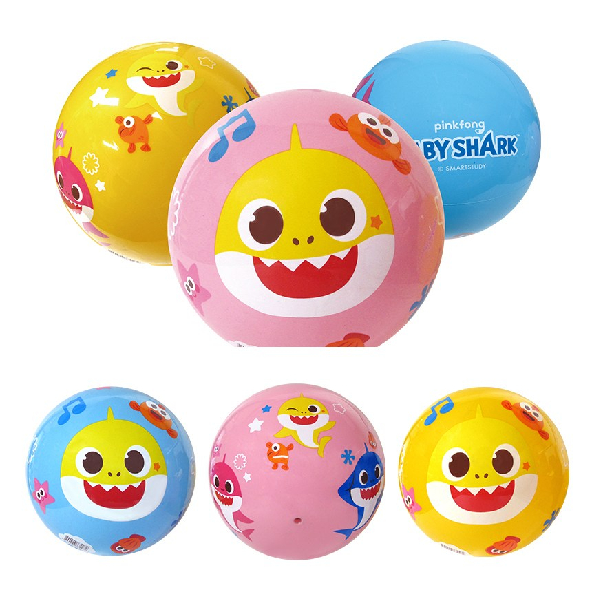 韓國代購 Pinkfong 碰碰狐 Baby Shark 彈力玩具球 不挑色