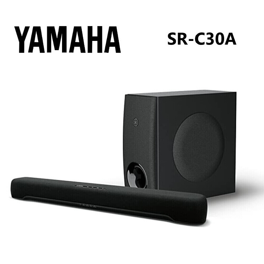 Yamaha 山葉 SR-C30A  SoundBar 聲霸 數位音響投射器 含重低音 ◤蝦幣五倍回饋◢