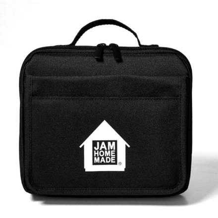 ★JS日雜附錄★ JAM HOME MADE 黑色手提拉鍊可立式多功能文具小物整理收納包化妝包 MonoMax