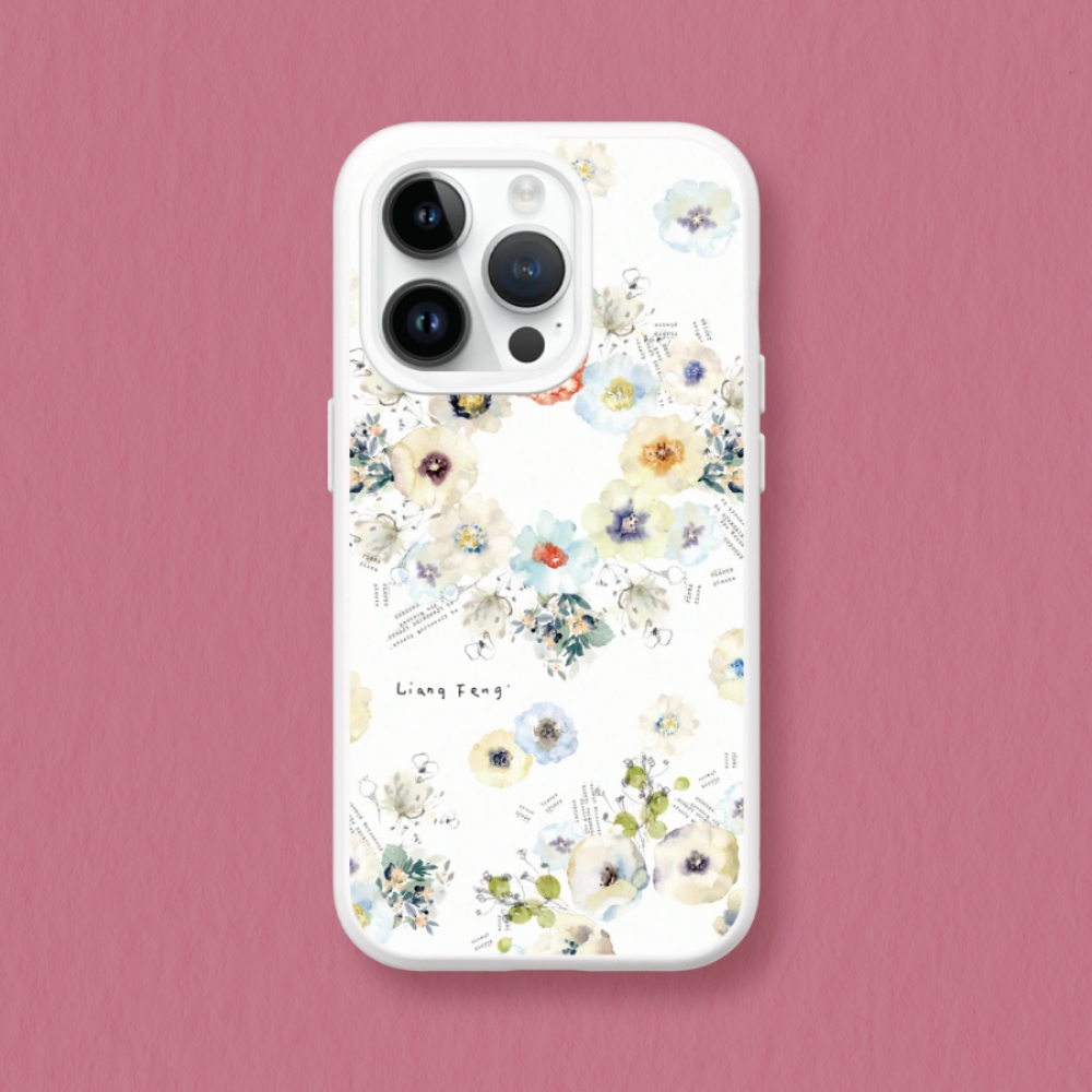 犀牛盾 適用iPhone SolidX強化吸震緩衝防摔手機殼∣涼丰系列/窯花