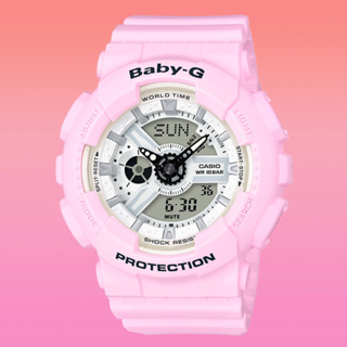 CASIO 卡西歐 Baby-G 夏季海洋繽紛運動錶(BA-110BE-4A)-43.4mm