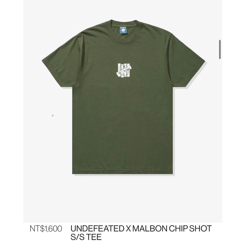 23 UNDEFEATED X MALBON CHIP SHOT S/S TEE 短袖T恤 潮流 滑板正品 五道槓 柵欄