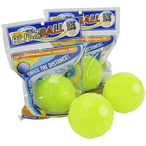 【竭力萊姆】全新 美國原裝正品 Blitz ball 爆裂球 塑膠棒球 Blitzball後院棒球玩具 變化球曲線球