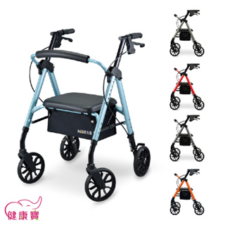 【免運】健康寶 光星STAR 收合式助步車 助行車 帶輪型助步車 復健助行車 助行器 散步車 帶輪型助行車 助行椅
