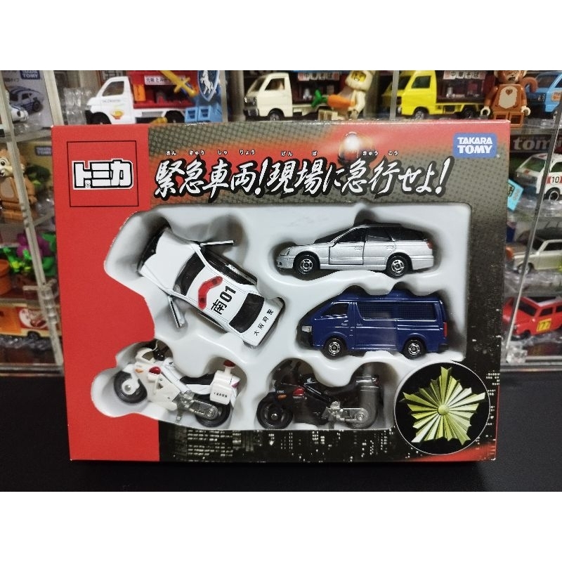 TOMICA 緊急車輛組 SET 盒組