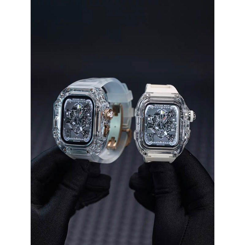Apple Watch ⌚️Ultra Series 8/7/6/5/4/6SE 49/45/44mm 改裝水晶透明錶殼