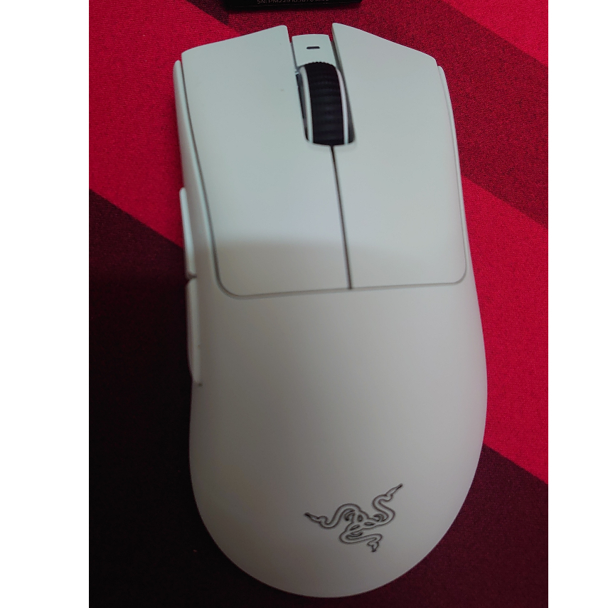 4k接收器+Razer DeathAdder 煉獄奎蛇 V3 PRO 無線電競滑鼠 無線滑鼠 30K (白)(極新)+