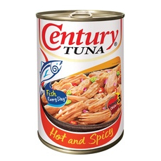 【Ellen家居】菲律賓 Century Tuna Hot &amp; Spicy 鮪魚罐 155g 即食料理 罐頭
