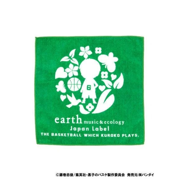 《東京角落》黑子的籃球 × earth聯名 角色Q版剪影 小毛巾 綠間 現貨